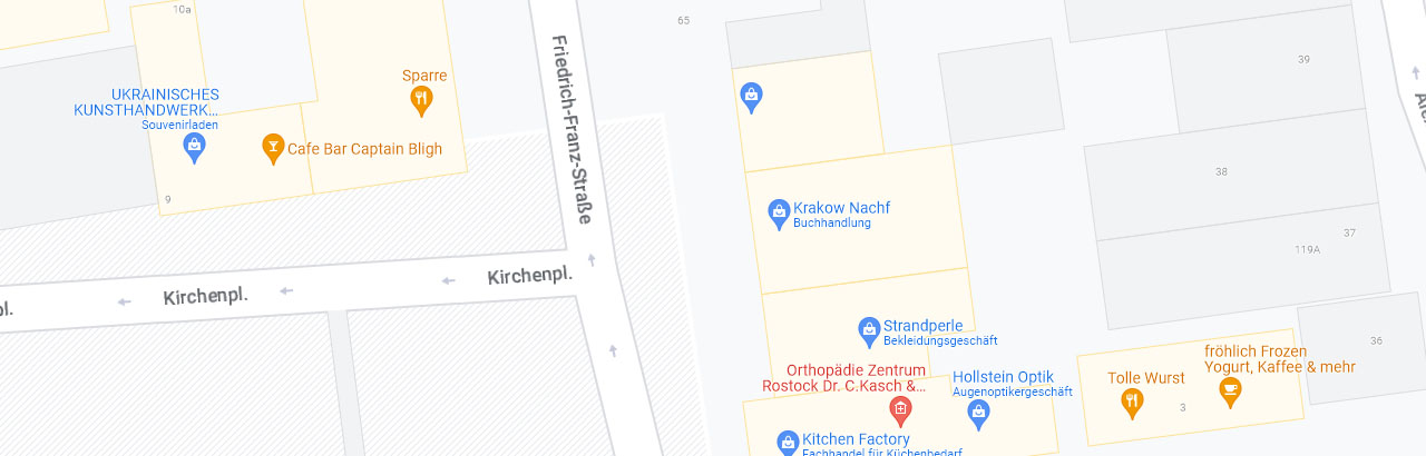 Anfahrtskarte Warnemünde